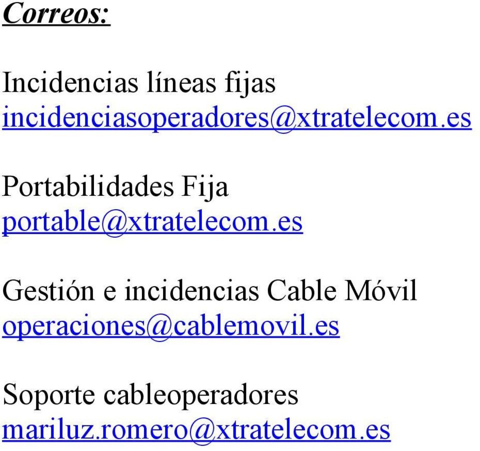 es Portabilidades Fija portable@xtratelecom.