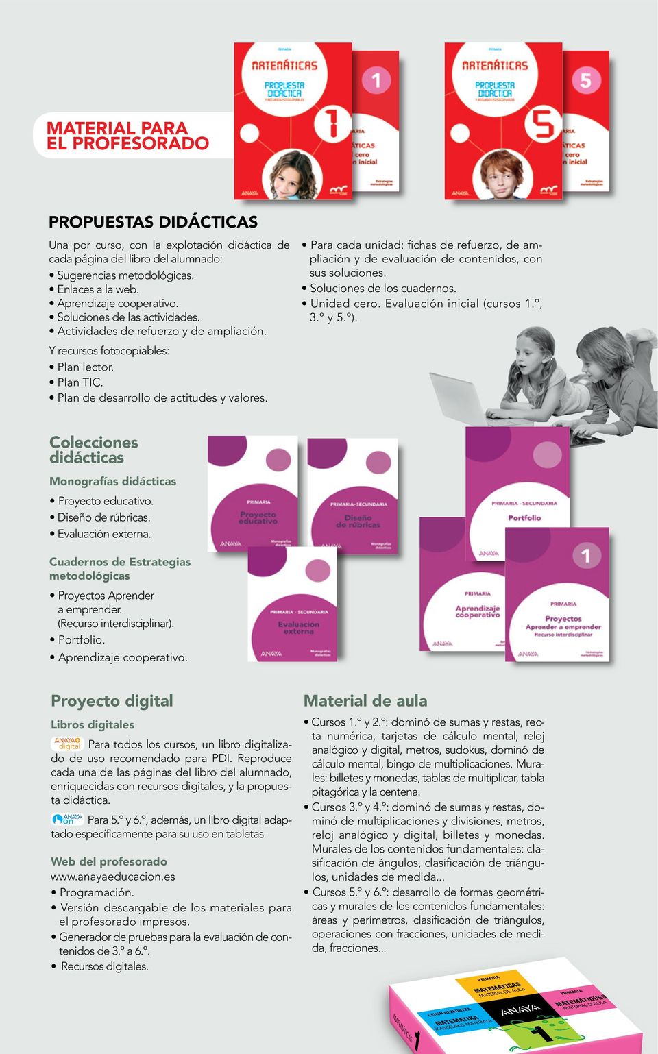 Libros digitales digital Para todos los cursos, un libro digitalizado de uso recomendado para PDI.