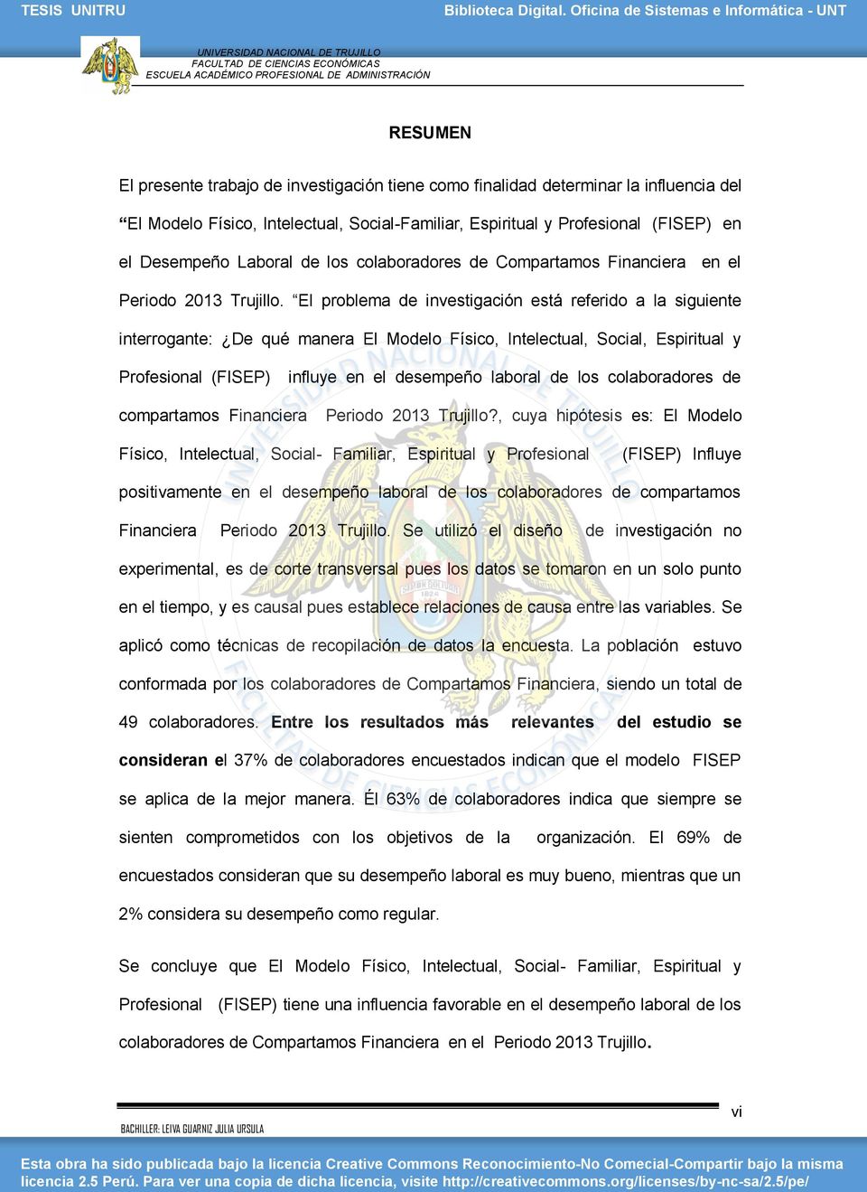 UNIVERSIDAD NACIONAL DE TRUJILLO FACULTAD CIENCIAS ECONÓMICAS ESCUELA DE  ADMINISTRACIÓN - PDF Free Download
