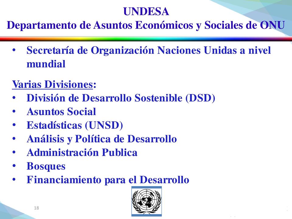 Desarrollo Sostenible (DSD) Asuntos Social Estadísticas (UNSD) Análisis y