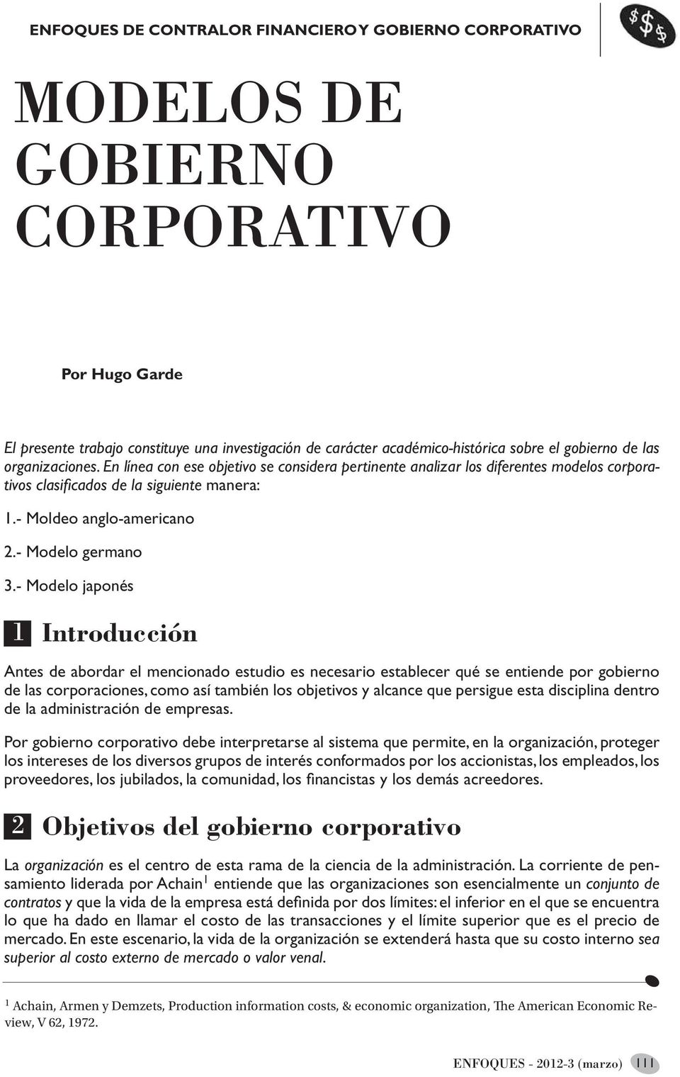 Modelos de gobierno corporativo - PDF Free Download