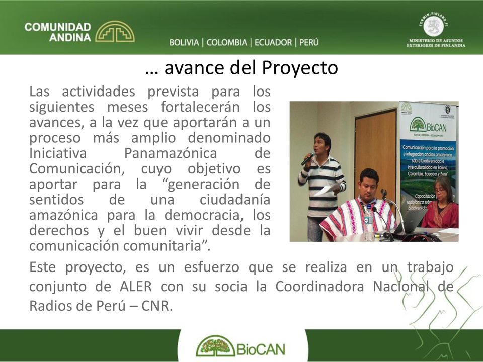 sentidos de una ciudadanía amazónica para la democracia, los derechos y el buen vivir desde la comunicación comunitaria.