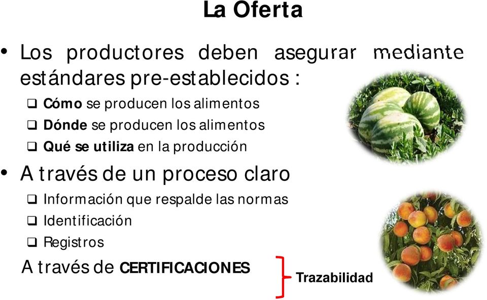 alimentos Qué se utiliza en la producción A través de un proceso claro