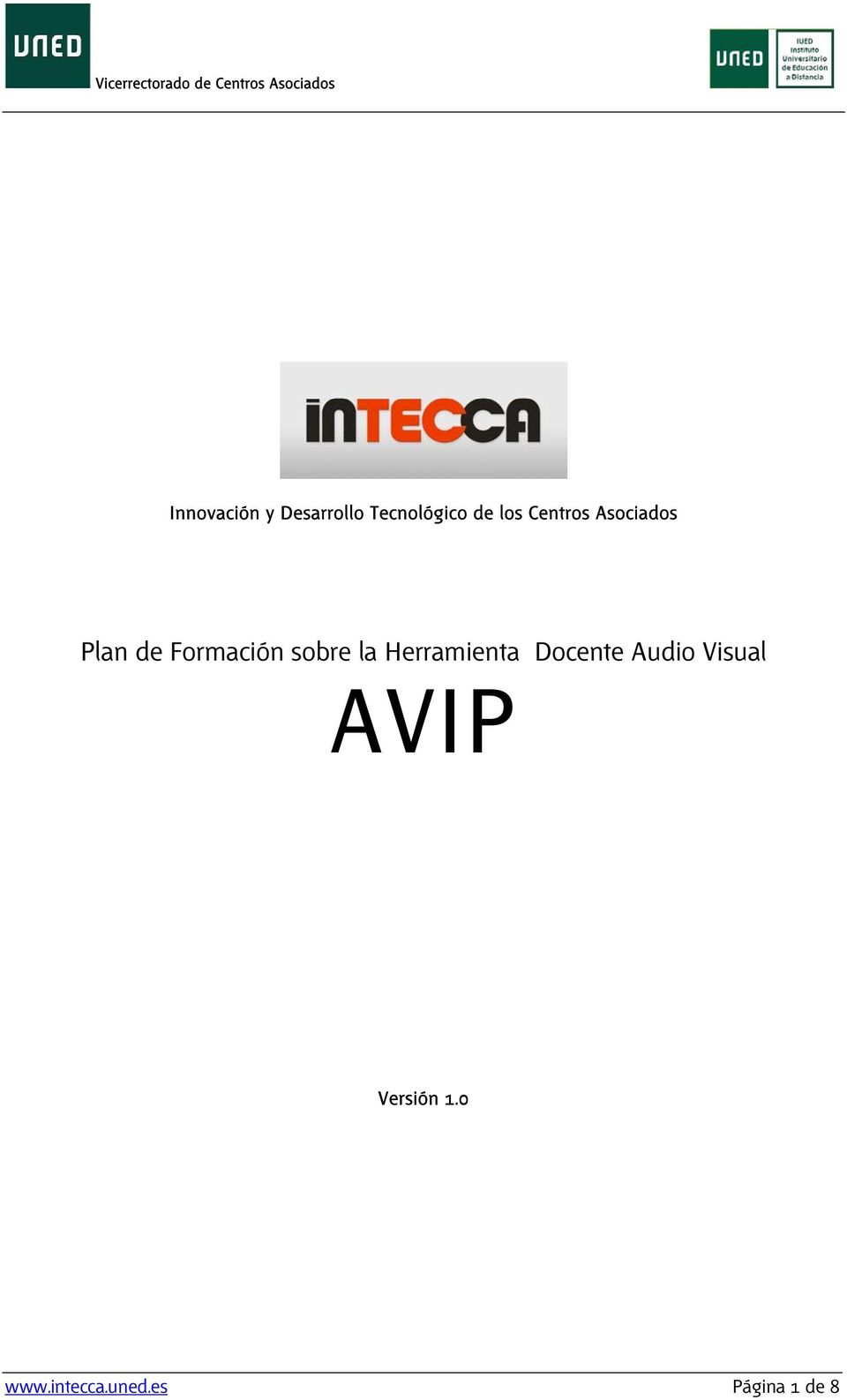 la Herramienta Docente Audio Visual AVIP