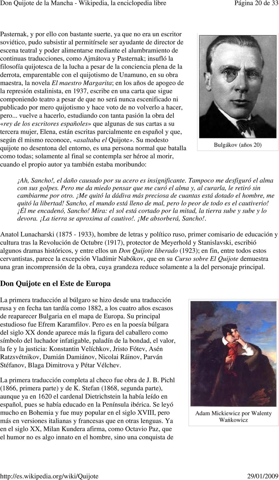 Don Quijote De La Mancha Wikipedia La Enciclopedia Libre Pdf