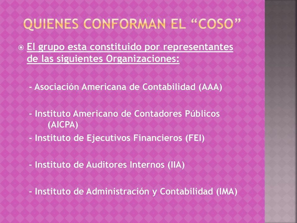 Americano de Contadores Públicos (AICPA) - Instituto de Ejecutivos