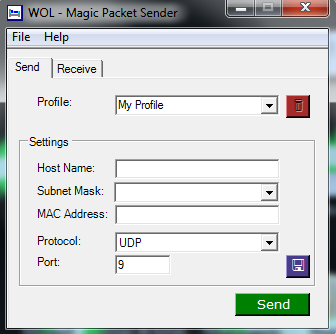 Último paso Una vez realizados todos los pasos anteriores, nos descargaremos el programa WOL MAGIC PACKET SENDER, que en éste enlace lo podemos encontrar http://wol-magic-packetsender.softonic.