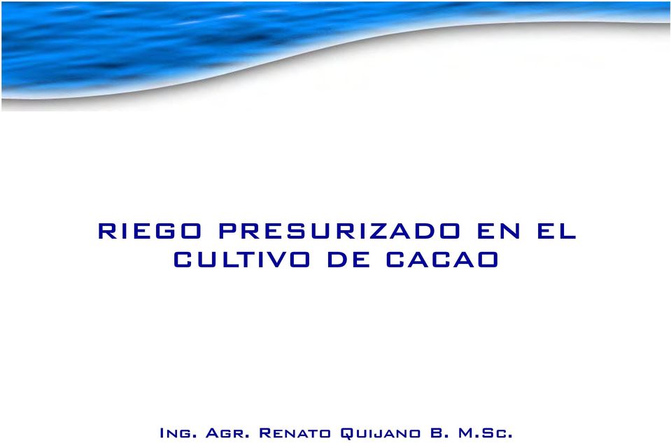 CACAO Ing. Agr.