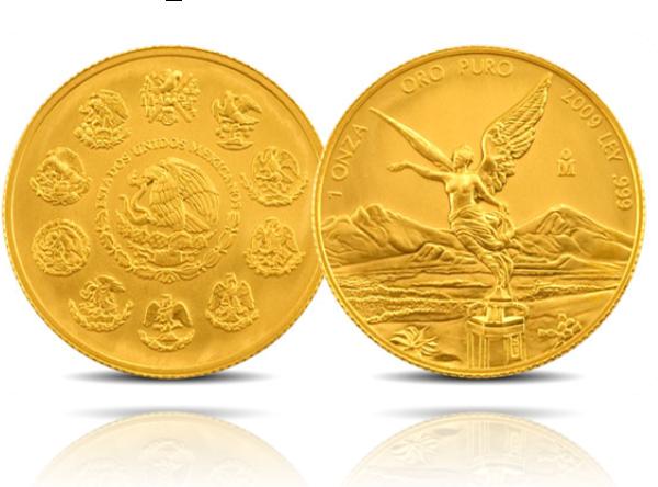 Dentro de la colección de la Serie Libertad, se encuentran monedas de una onza, Libertad 1/2 Oz, Libertad 1/4 Oz, Libertad 1/10 Oz, Libertad 1/20 Oz.