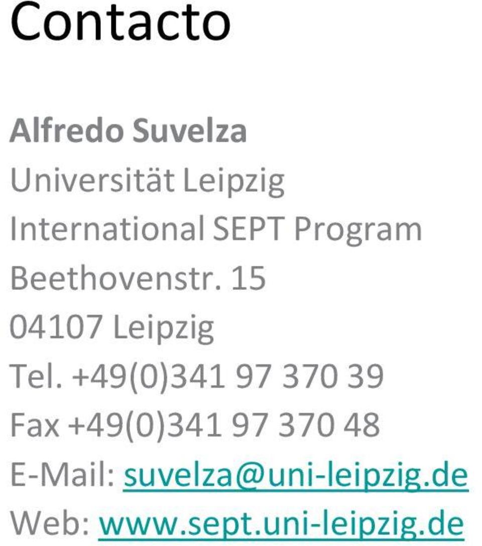 15 04107 Leipzig Tel.