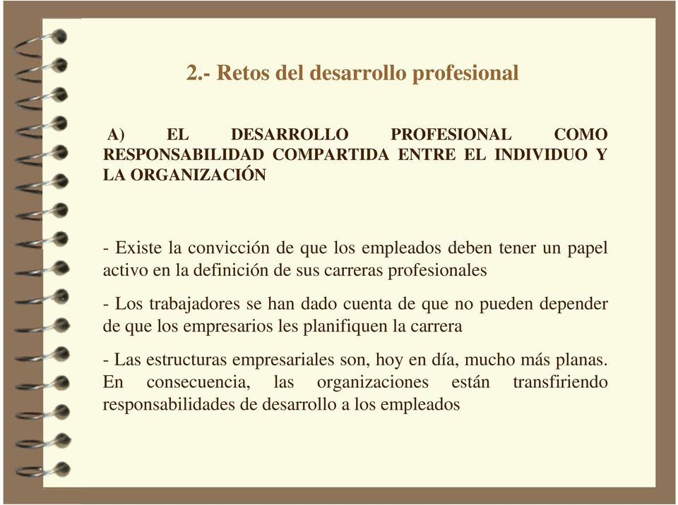 Tema 9 Desarrollo de la carrera profesional. Grado en Relaciones Laborales  Dirección de Recursos Humanos Gestión del capital humano - PDF Descargar  libre
