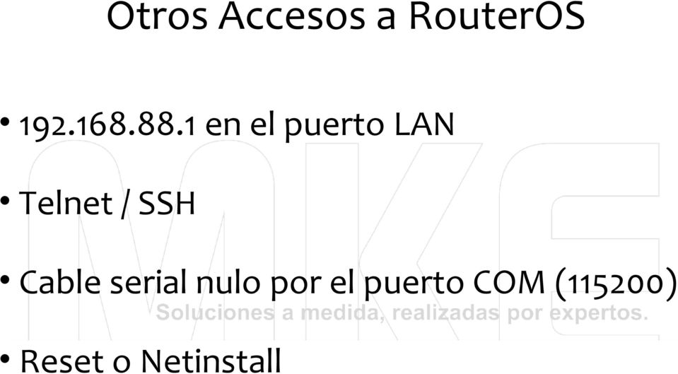 SSH Cable serial nulo por el