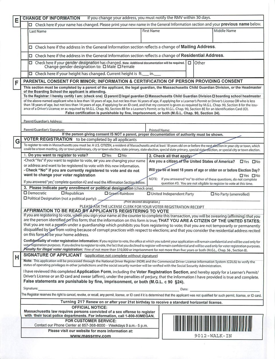 Consiguiendo una Licencia de Manejar en Massachusetts - PDF Free 