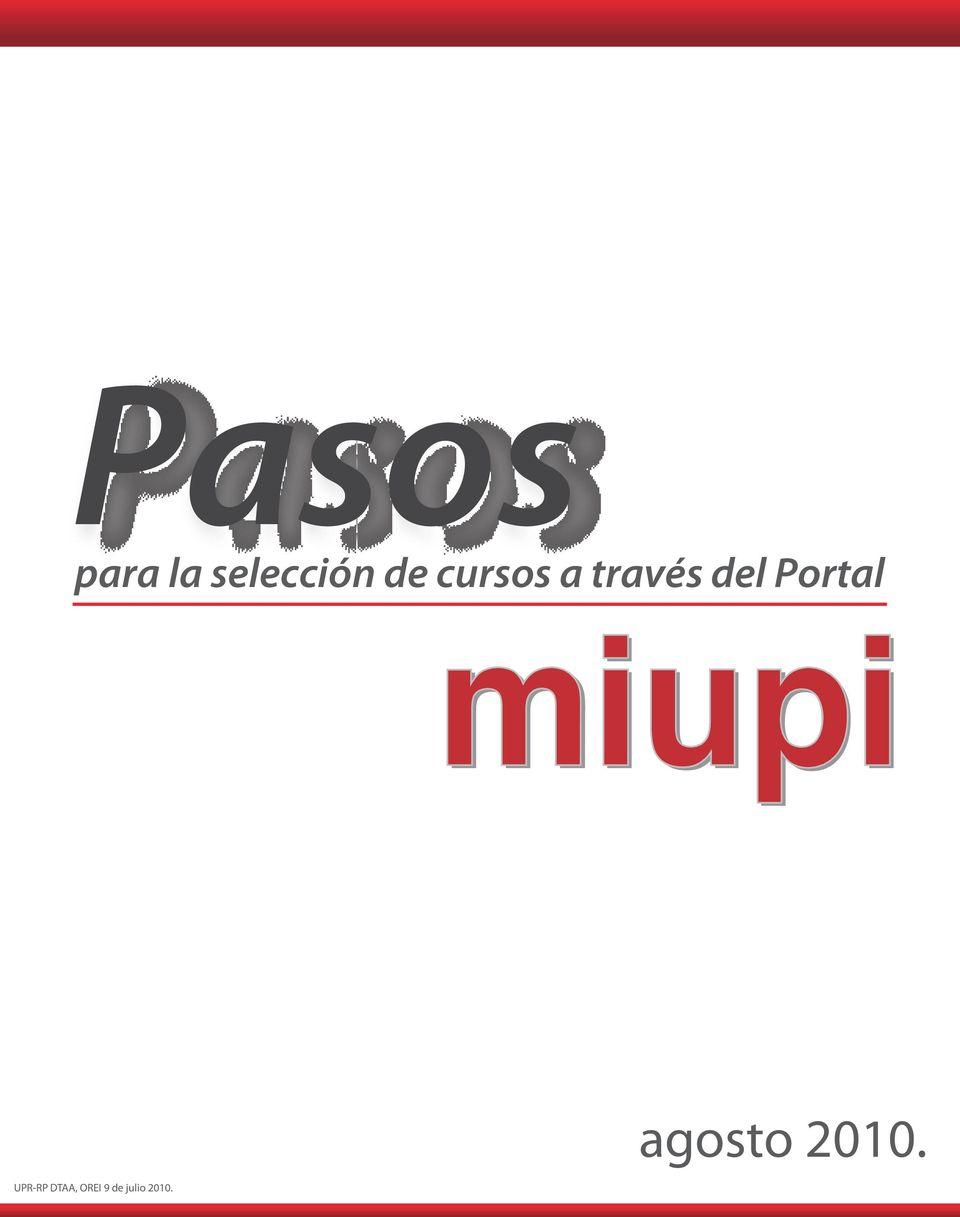 miupi UPR-RP DTAA, OREI 9