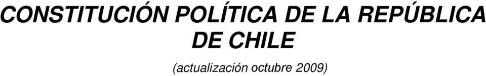 REPÚBLICA DE CHILE
