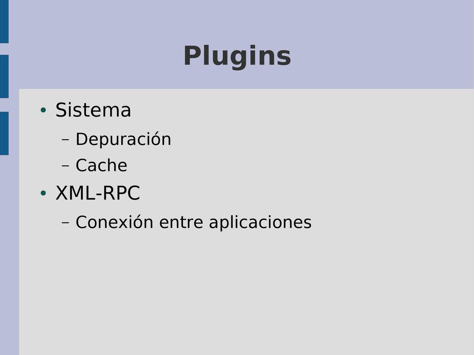 XML-RPC Conexión