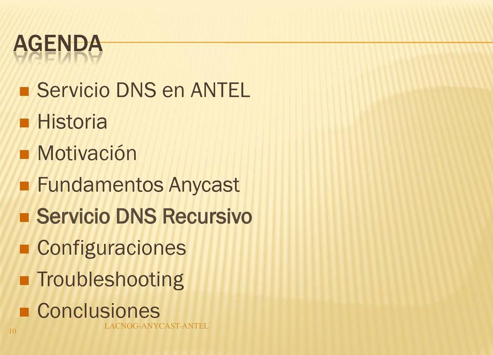 Anycast Servicio DNS Recursivo