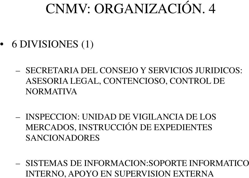 LEGAL, CONTENCIOSO, CONTROL DE NORMATIVA INSPECCION: UNIDAD DE VIGILANCIA DE