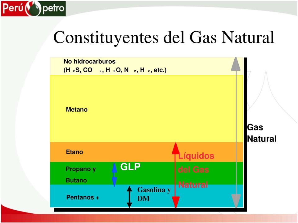 etc.) Metano Gas Natural Etano Propano y