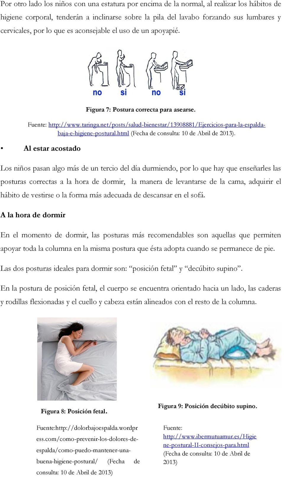 HIGIENE POSTURAL Y SU REPERSUSIÓN EN LA PREVENCIÓN DE PROBLEMAS DE ESPALDA  EN LA INFANCIA - PDF Free Download