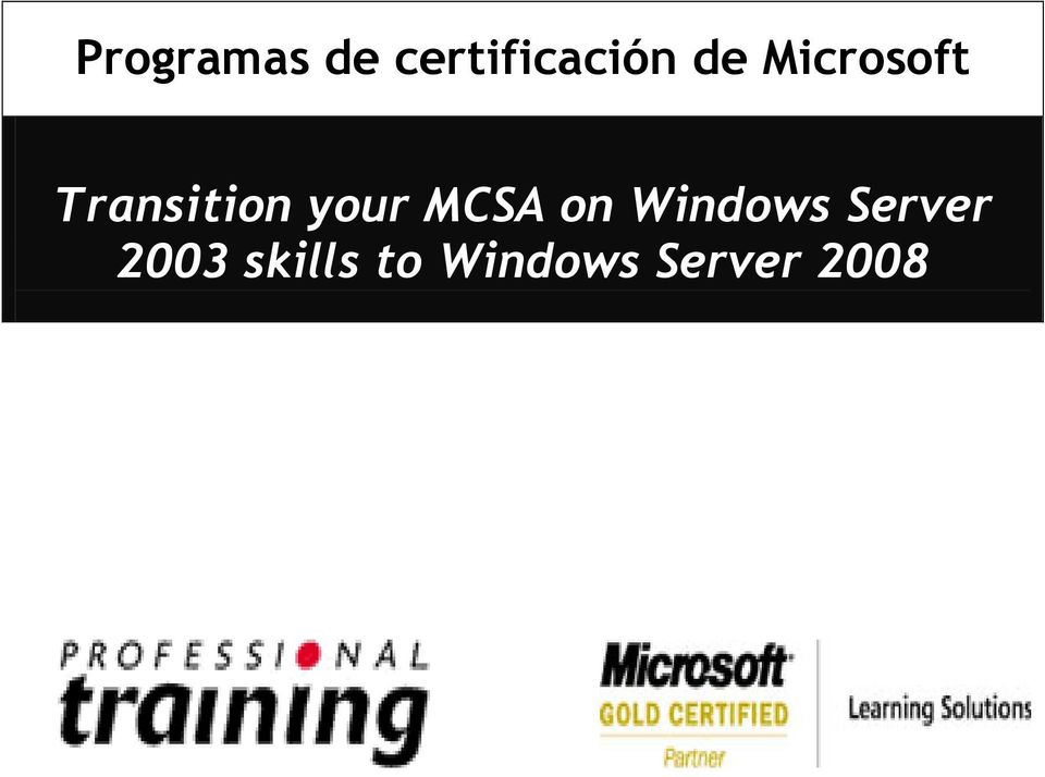 MCSA on Windows Server 2003