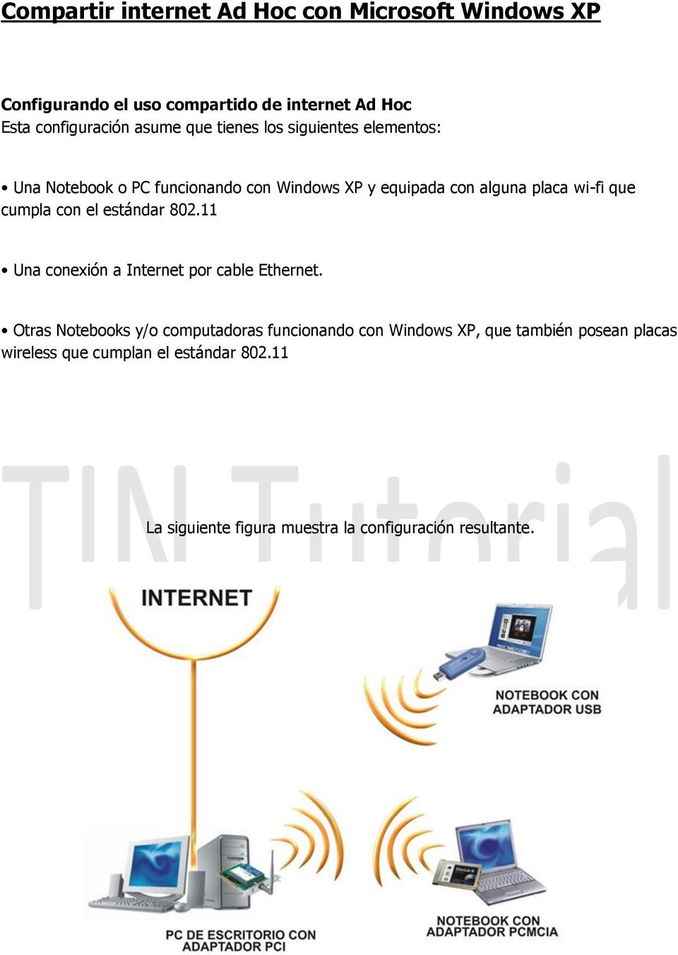 cumpla con el estándar 802.11 Una conexión a Internet por cable Ethernet.