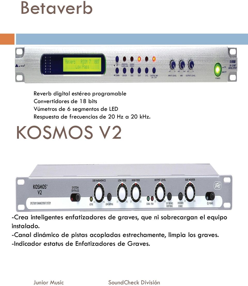 KOSMOS V2 -Crea inteligentes enfatizadores de graves, que ni sobrecargan el equipo