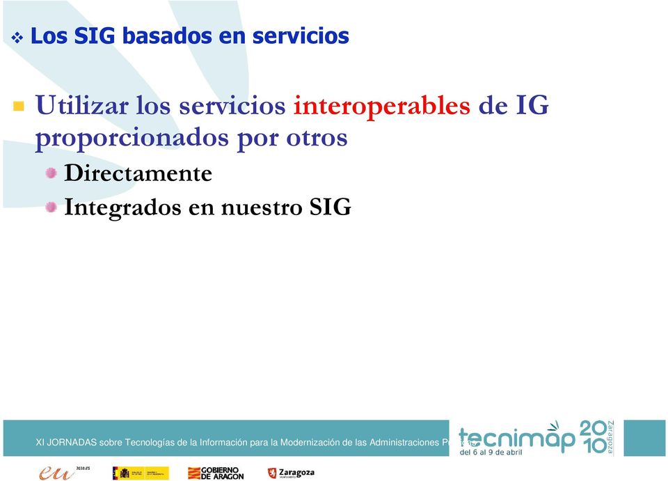 interoperables de IG