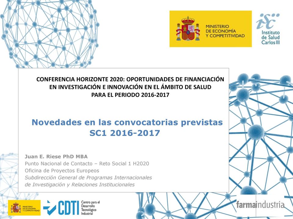 convocatorias previstas SC1 2016-2017 Juan E.
