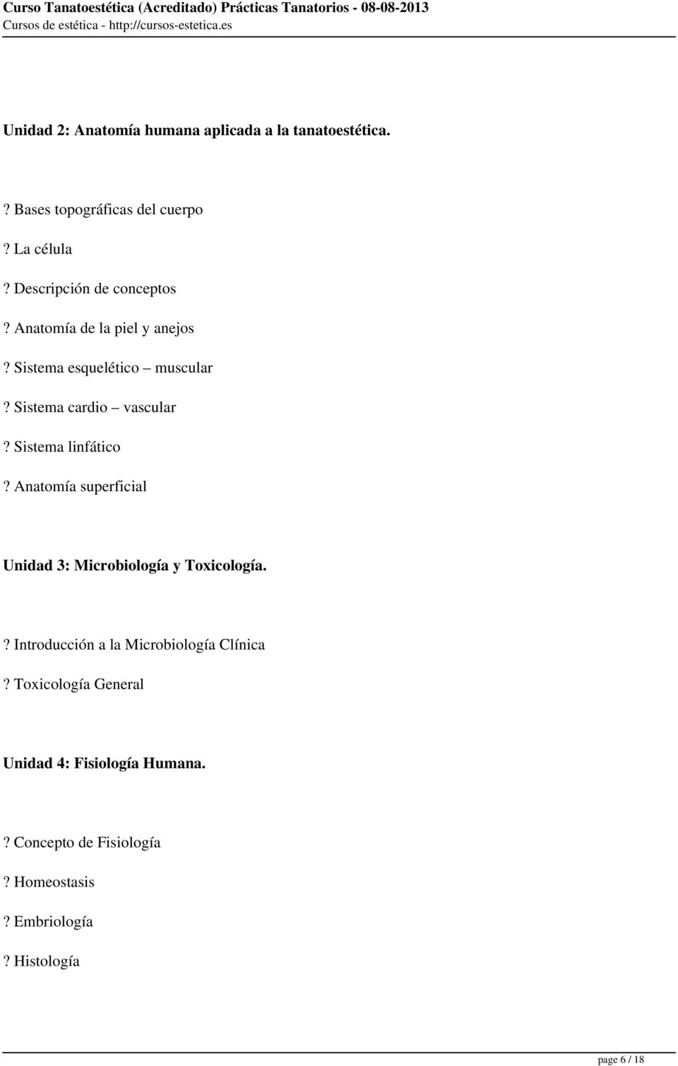 Sistema linfático? Anatomía superficial Unidad 3: Microbiología y Toxicología.
