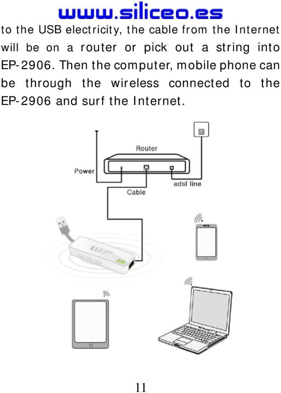 Then the computer, mobile phone can be through the
