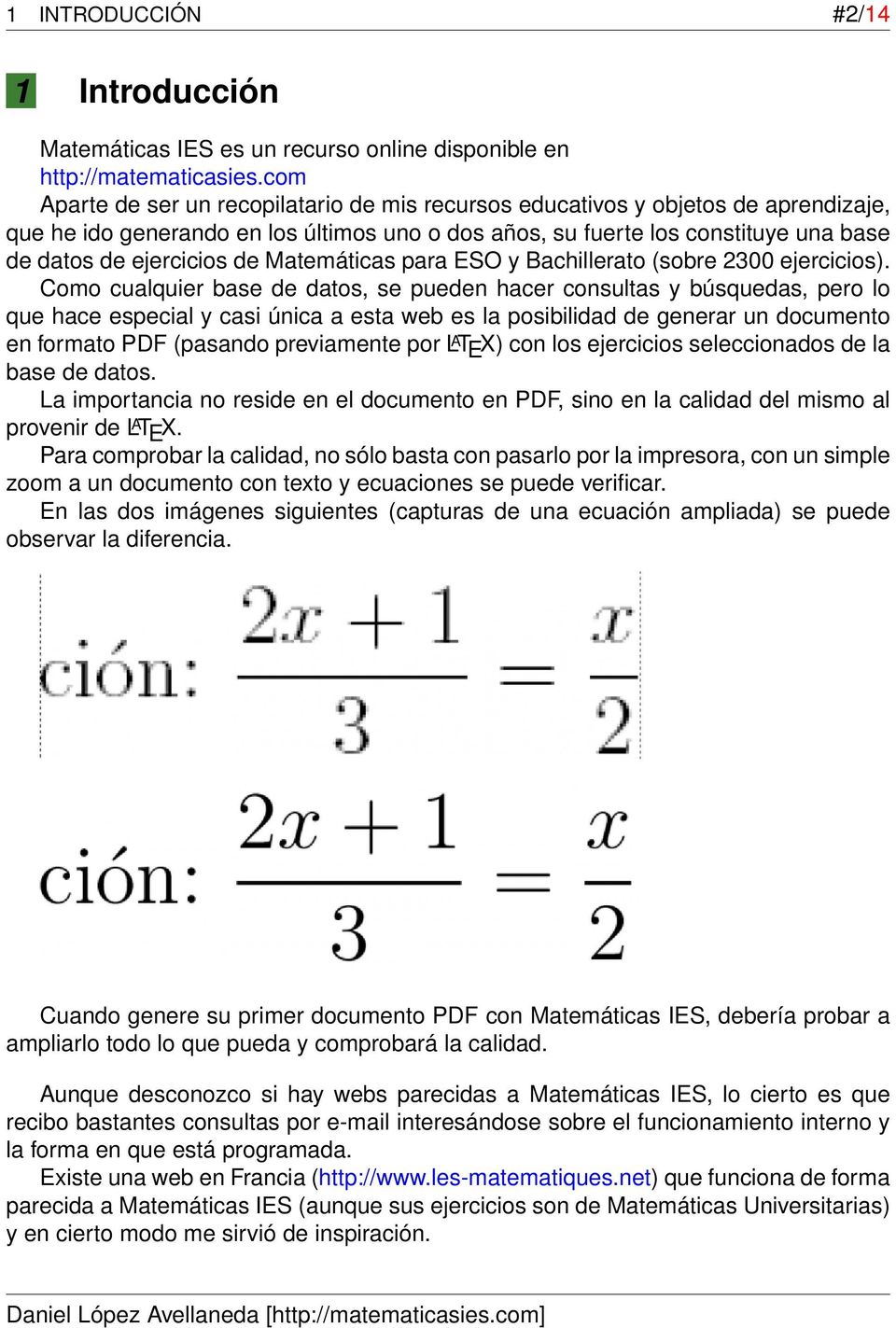 Matemáticas para ESO y Bachillerato (sobre 2300 ejercicios).