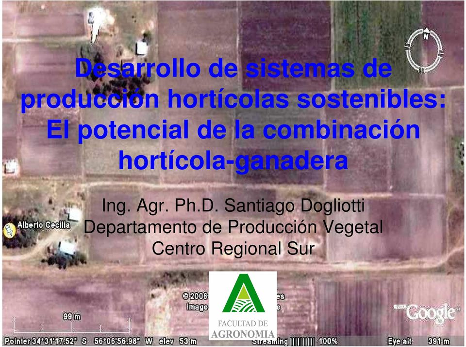 hortícola-ganadera Ing. Agr. Ph.D.