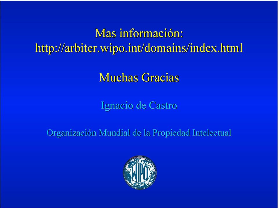 html Muchas Gracias Ignacio de