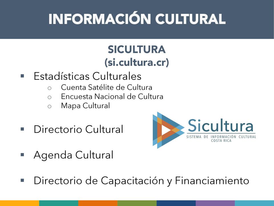 Cultura Encuesta Nacional de Cultura Mapa Cultural