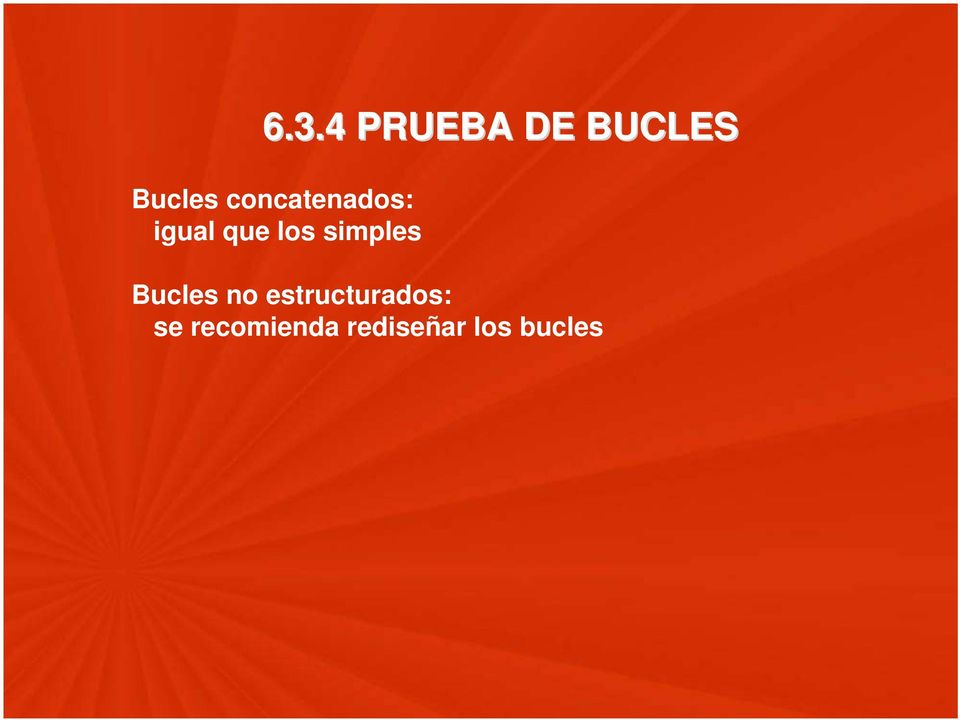 simples Bucles no