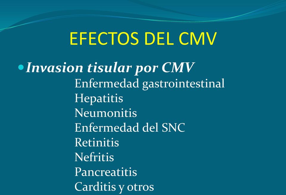Hepatitis Neumonitis Enfermedad del SNC