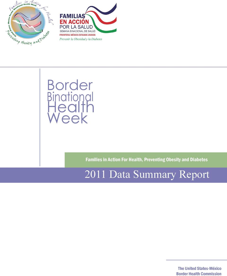 2011 Data Summary Report The