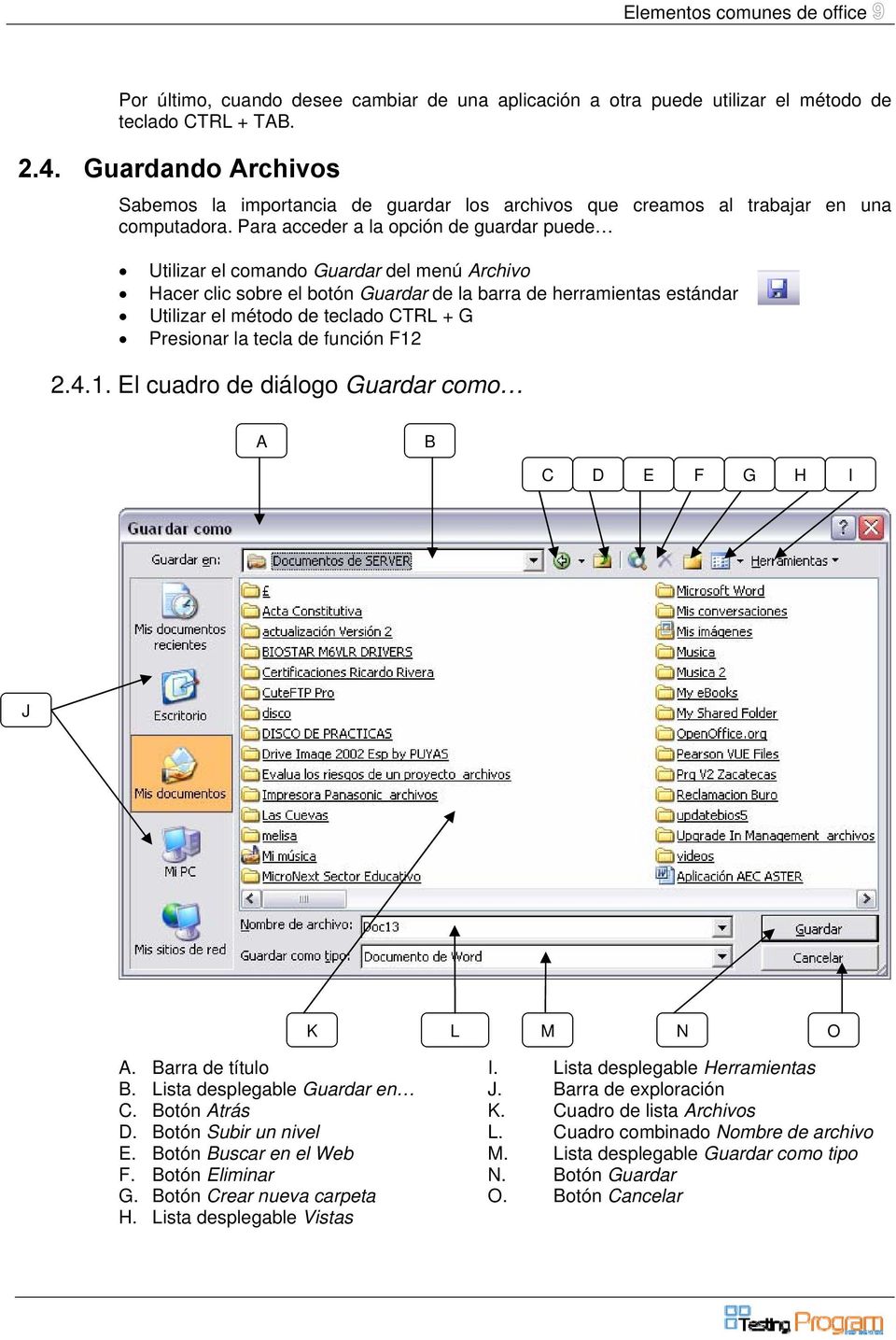 MÓDULO 2. Elementos Comunes de Office - PDF Descargar libre