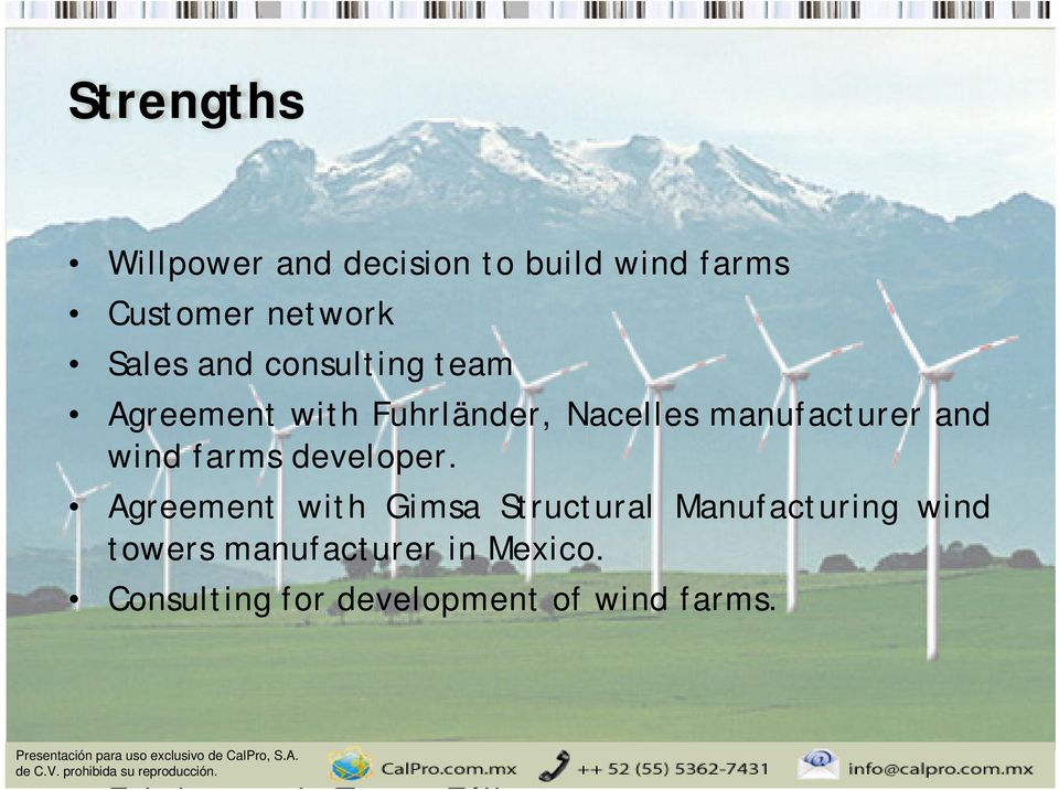 manufacturer and wind farms developer.