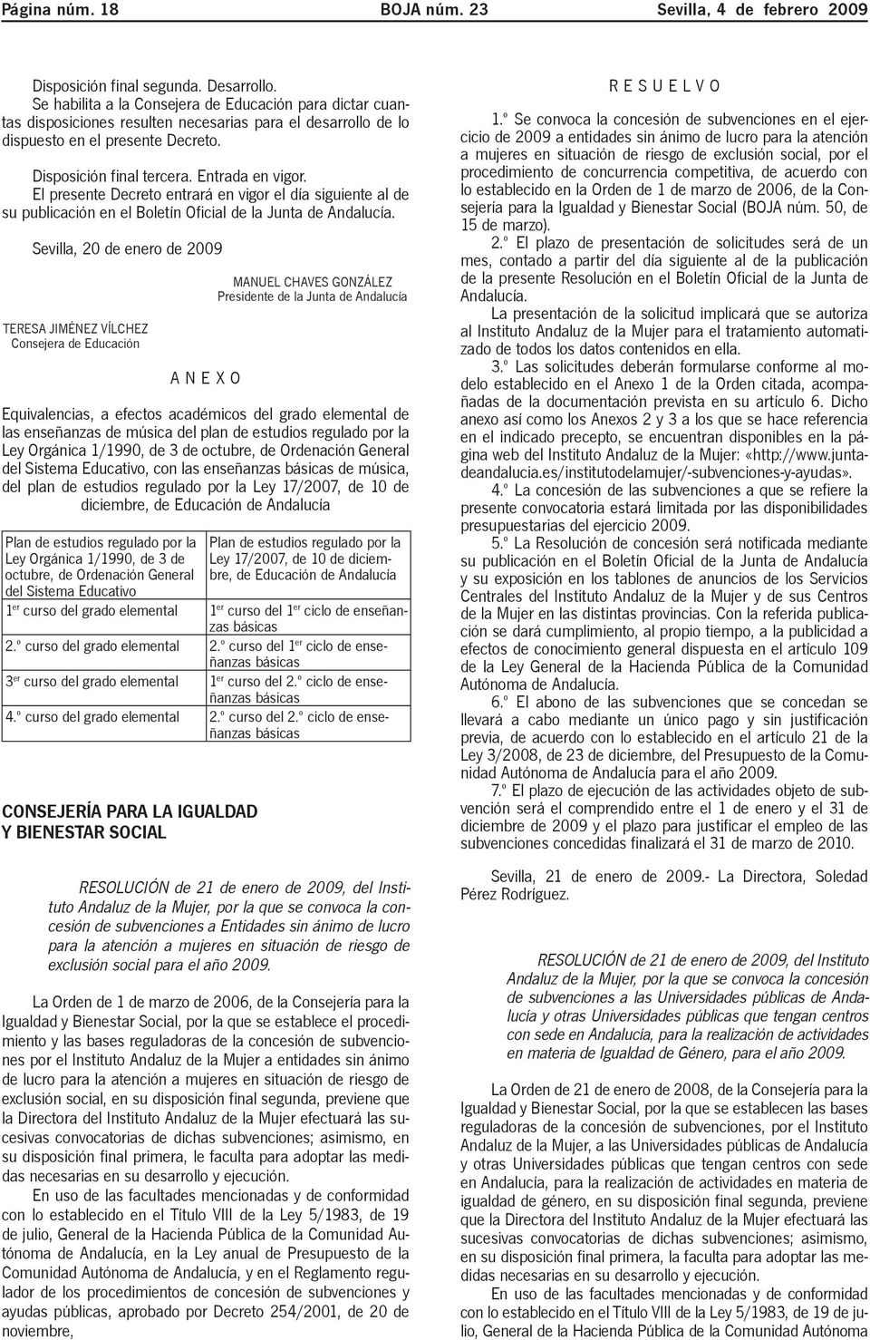 El presente Decreto entrará en vigor el día siguiente al de su publicación en el Boletín Oficial de la Junta de Andalucía.