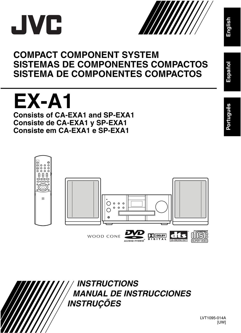 Consiste de CA-EXA1 y SP-EXA1 Consiste em CA-EXA1 e SP-EXA1 Español