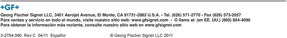 web: www.gfsignet.com O llame al: (en EE. UU.