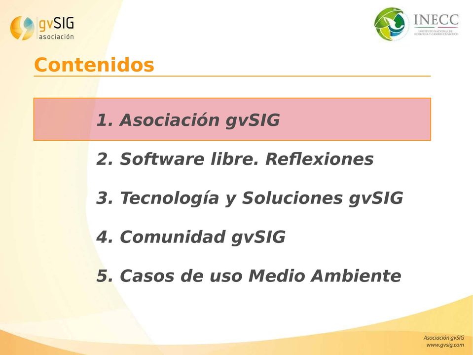 Tecnología y Soluciones gvsig 4.