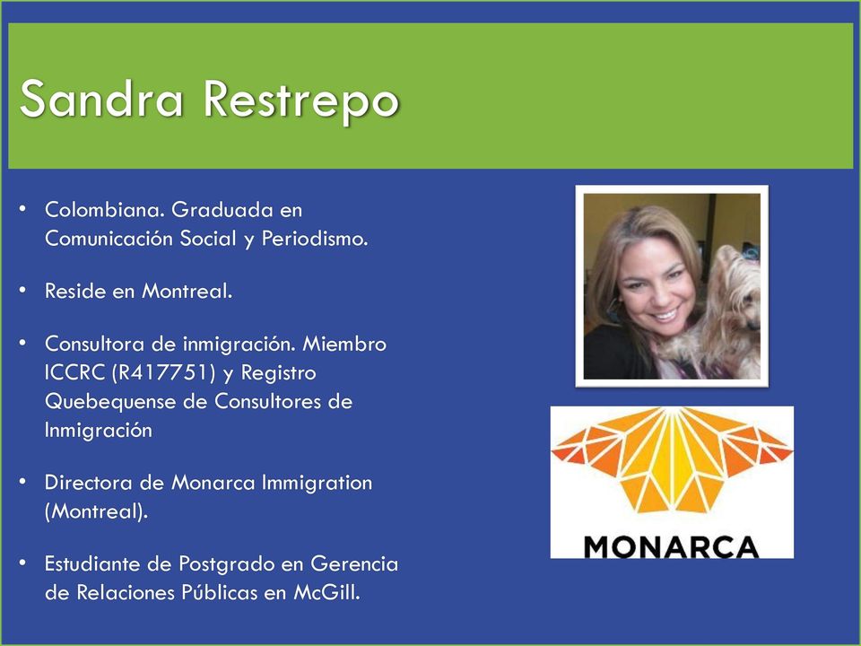 Miembro ICCRC (R417751) y Registro Quebequense de Consultores de Inmigración