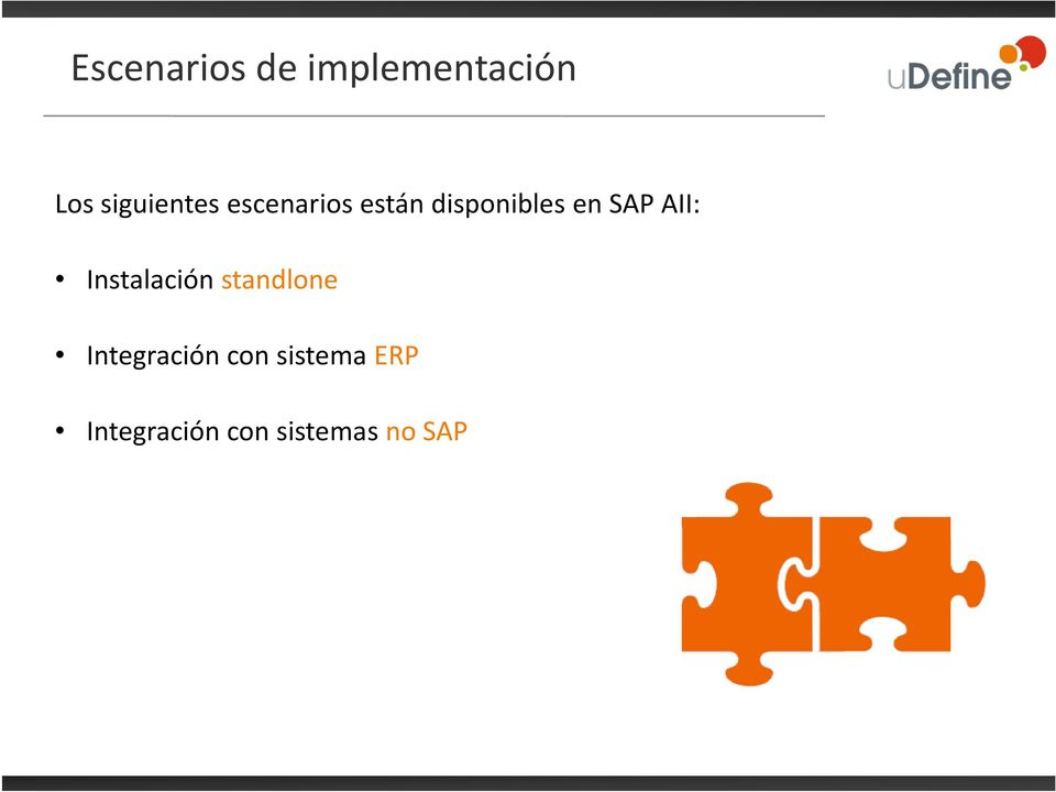en SAP AII: Instalación standlone