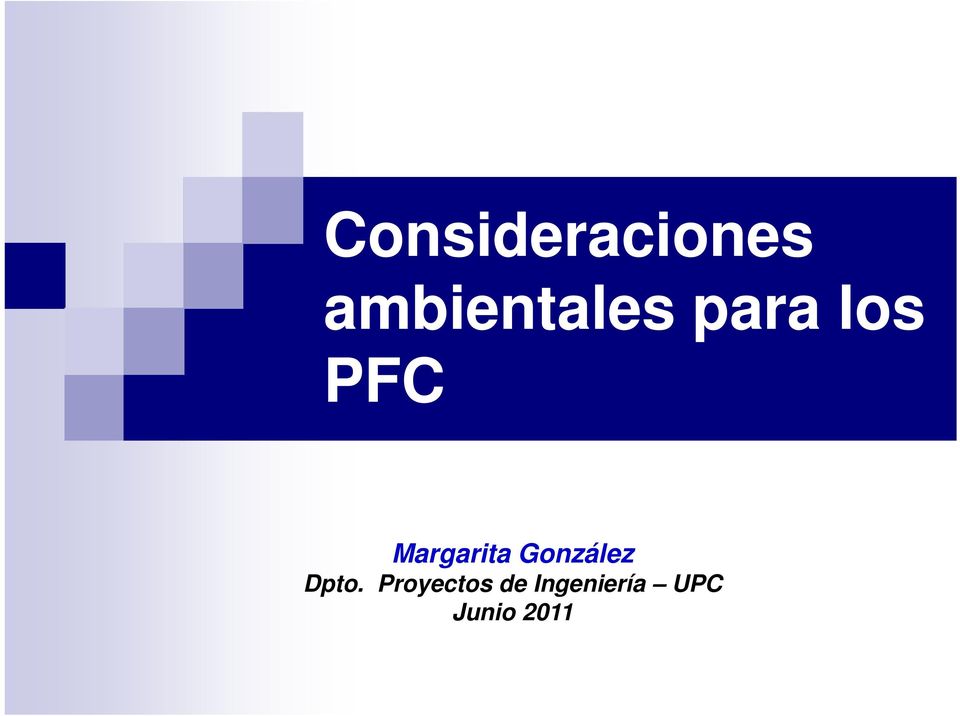 PFC Margarita González