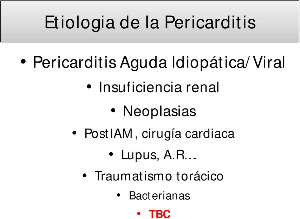 Neoplasias PostIAM, cirugía cardiaca