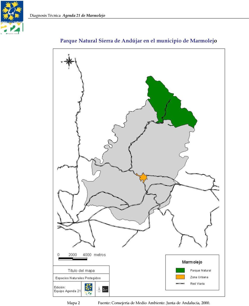 municipio de Marmolejo Mapa 2 Fuente: