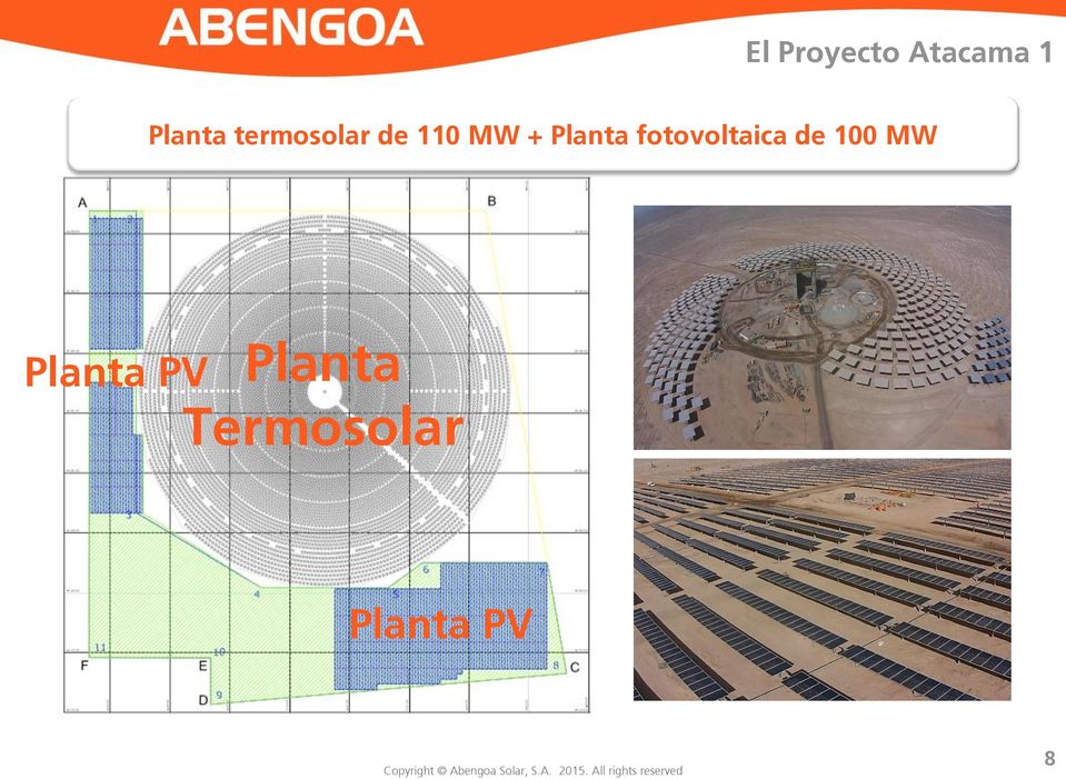 fotovoltaica de 100 MW Planta